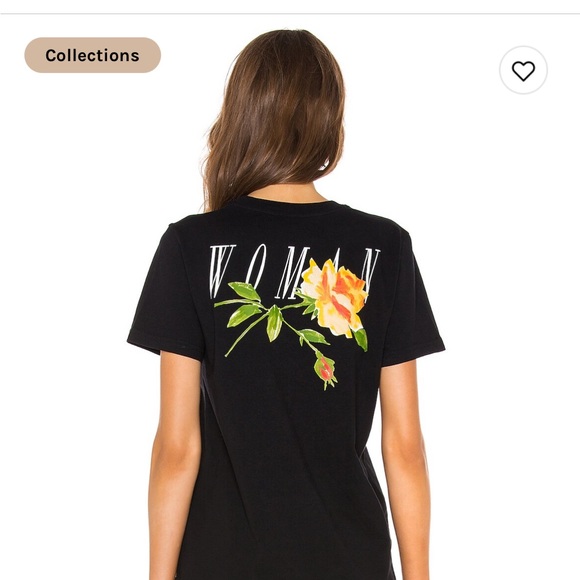 OFF-WHITE “Flowers Women’s Casual Tee” Size Small - Picture 10 of 11